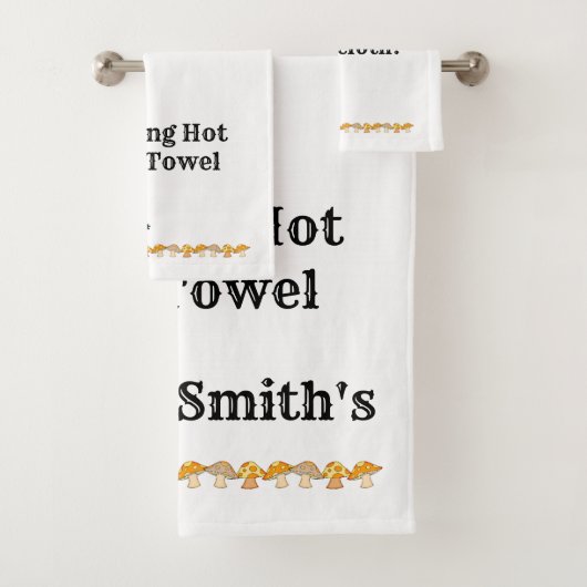 Frogging Hot Towells Mushroom Bathroom Towel sets Bad Handdoek (Insitu)