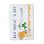 Frogging Natte! paddenstoel Bathroom Bath Mat (Voorkant Verticaal)
