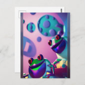 Froggled Ken Gage Fantasy Frog Briefkaart (Voorkant / Achterkant)