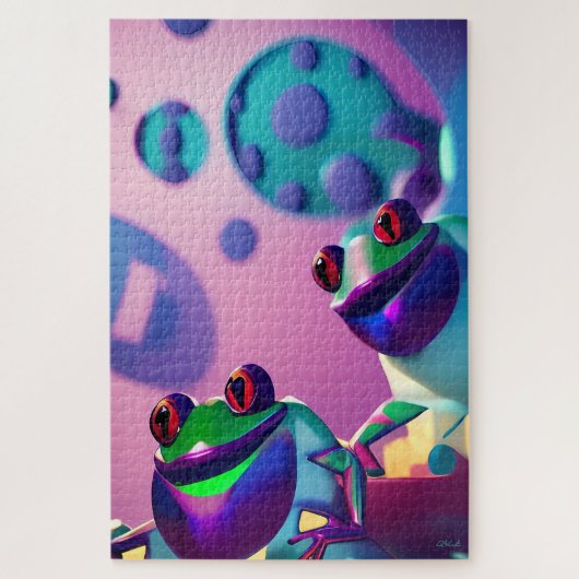 Froggled Ken Gage Fantasy Frog Legpuzzel (Verticaal)