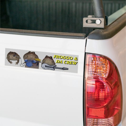 froggo bumper 1 bumpersticker (Op Truck)