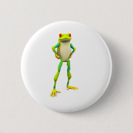 froggy2 ronde button 5,7 cm (Voorkant)