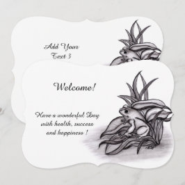 Froggy, Add Jouw tekst Invitation Kaart