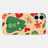 Froggy Bloom Springtime Vibes Case-Mate iPhone Case (Achterkant (horizontaal))