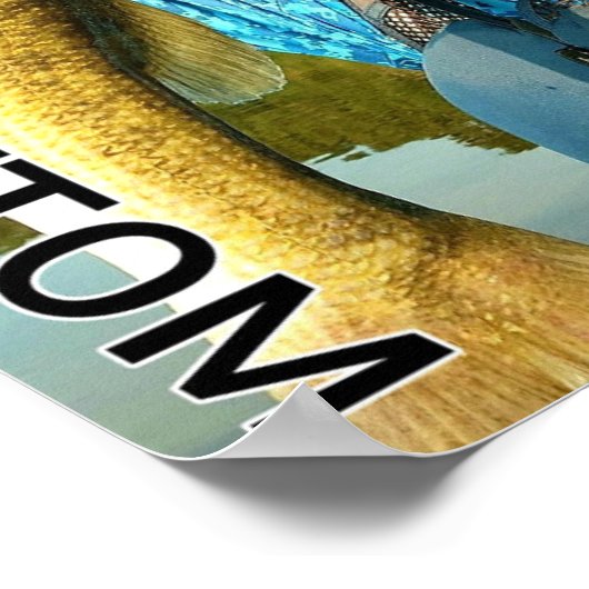 Froggy Bottom Baits Bama Boy Poster (Hoek)