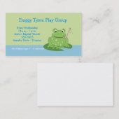 Froggy Business Card-template Visitekaartje (Voorkant / Achterkant)