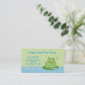 Froggy Business Card-template Visitekaartje (Staand voorkant)