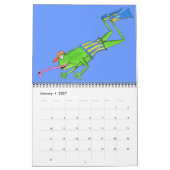 Froggy Calendar 2017 Kalender (Jan 2027)