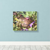 Froggy Canvas Afdruk (Insitu (Houten vloer))