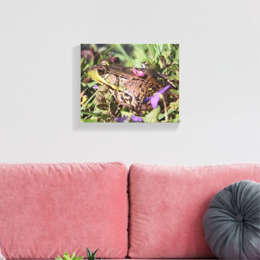 Froggy Canvas Afdruk (Insitu (Woonkamer))