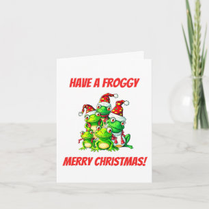 Froggy Christmas! Kaart