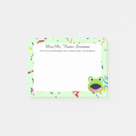 Froggy Colorful Confetti Post-it® Notes