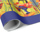 Froggy done a-courtin" cadeaupapier (Rol Hoek)