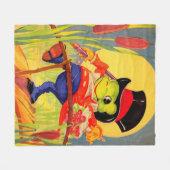 Froggy done a-courtin" fleece deken (Voorkant (Horizontaal))