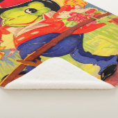 Froggy done a-courtin" sherpa deken (3/4)