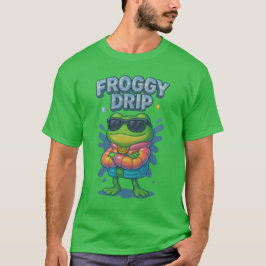 Froggy Drip Neon Streetwear Frog Style Shirt