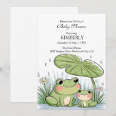 Froggy Family in de regen Kaart (Voorkant / Achterkant)