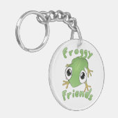 Froggy Friends Acryl Sleutelhanger (Voorkant Links)