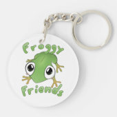 Froggy Friends Acryl Sleutelhanger (Achterkant)
