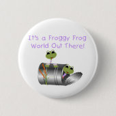 FROGGY FROG WORLD Button (Voorkant)