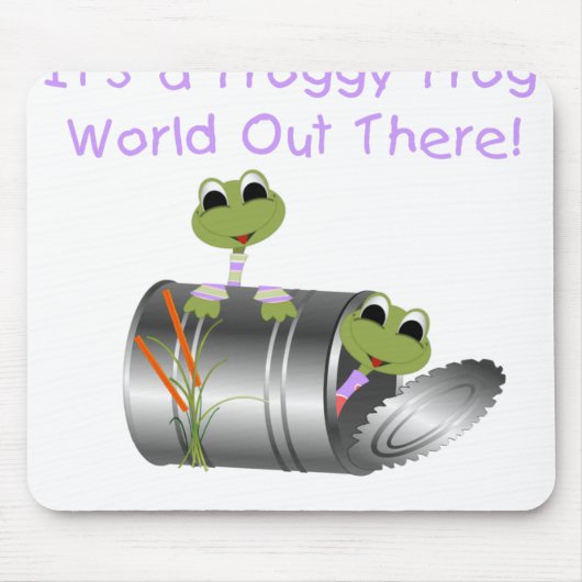 Froggy Frog World Muismat (Voorkant)