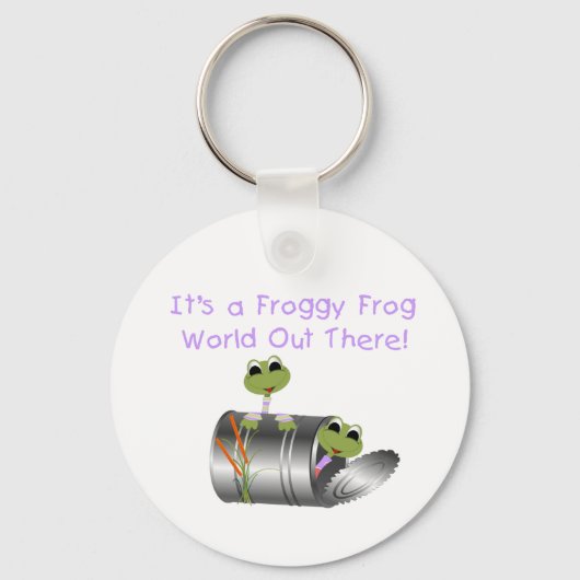 Froggy Frog World Sleutelhanger (Voorkant)