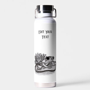 Froggy, geef Jouw tekst uit Waterfles