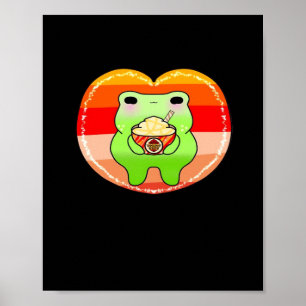 Froggy Genieten Pumpkin Spice Latte Herfst Seizoen Poster
