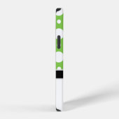 Froggy Green en White Polka Dot iPhone Hoesje (Rechterkant)