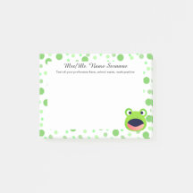 Froggy Green Stippen Polka