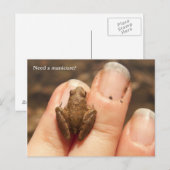 Froggy Hand Briefkaart (Voorkant / Achterkant)