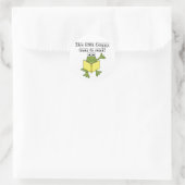 Froggy Houdt van lezen T-shirts en geschenken Ronde Sticker (Tas)
