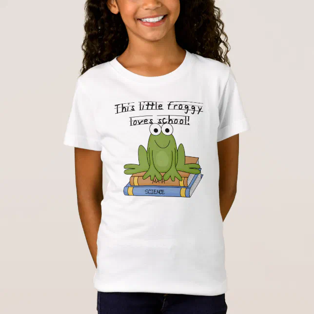 Froggy Houdt Van School Tshirts En Geschenken | Zazzle.nl