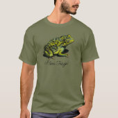 Froggy, ik hou van kikkers! T-shirt (Voorkant)