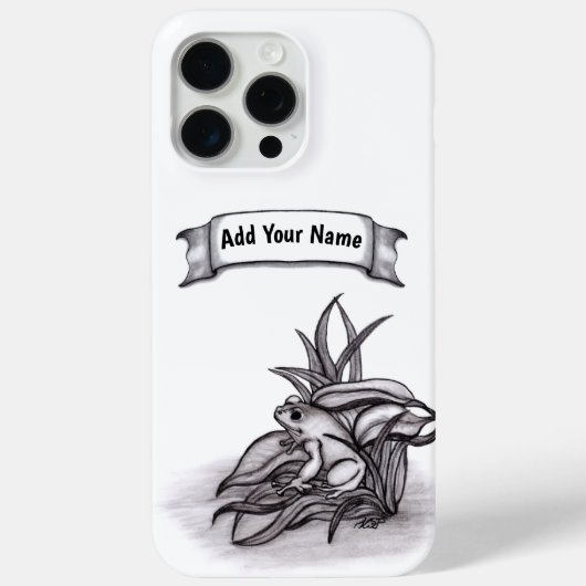 Froggy, Jouw naam toevoegen Case-Mate iPhone Case (Achterkant)