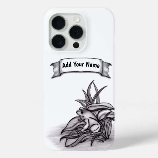 Froggy, Jouw naam toevoegen Case-Mate iPhone Case (Achterkant)