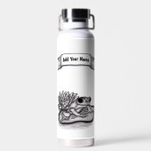 Froggy, Jouw naam toevoegen Waterfles (Achterkant)