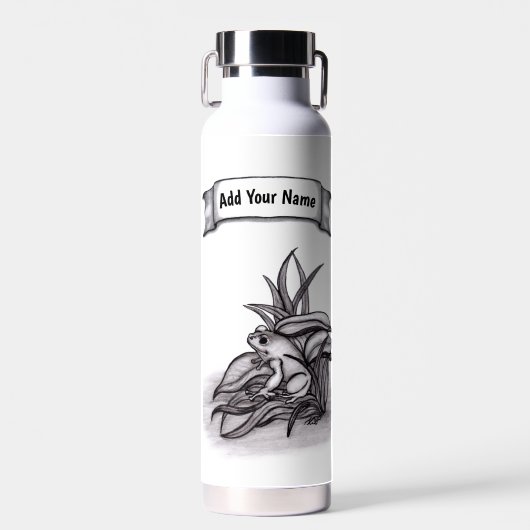 Froggy, Jouw naam toevoegen Waterfles (Voorkant)