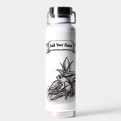 Froggy, Jouw naam toevoegen Waterfles (Achterkant)