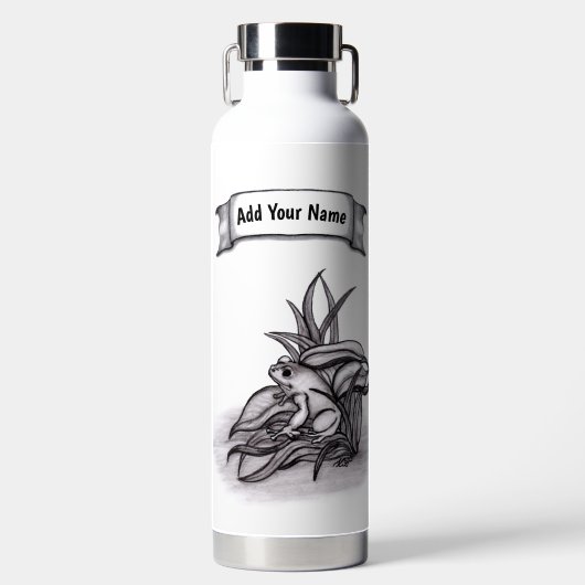 Froggy, Jouw naam toevoegen Waterfles (Voorkant)