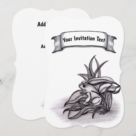 Froggy, Jouw tekst toevoegen Kaart (Voorkant / Achterkant)