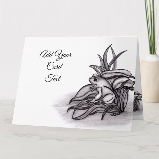 Froggy, Jouw tekst toevoegen Kaart (Voorkant)