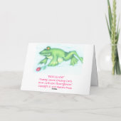 Froggy Love Kaart (Achterkant)