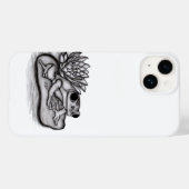 Froggy met Lotus Flower Case-Mate iPhone Case (Achterkant (horizontaal))