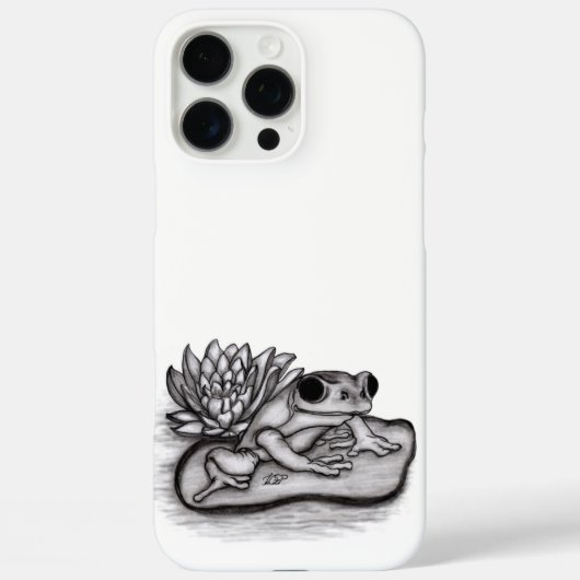 Froggy met Lotus Flower Case-Mate iPhone Case (Achterkant)