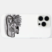 Froggy met Lotus Flower Case-Mate iPhone Case (Achterkant (horizontaal))