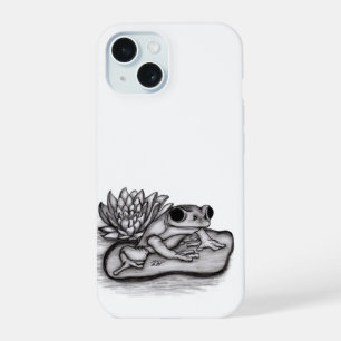Froggy met Lotus Flower iPhone 15 Case