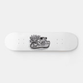 Froggy met Lotus Flower Persoonlijk Skateboard (Horizontaal)
