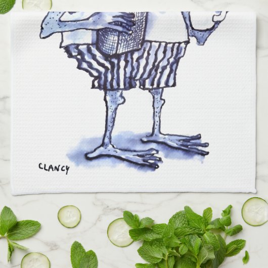 Froggy Mornings Theedoek (Gevouwen)