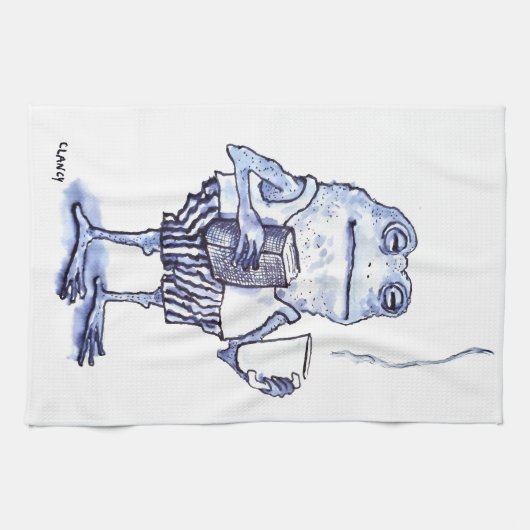 Froggy Mornings Theedoek (Horizontaal)